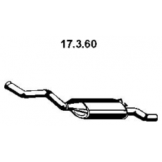 17.3.60 EBERSPACHER Глушитель выхлопных газов конечный