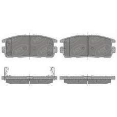 SP 647 SCT Комплект тормозных колодок, дисковый тормоз