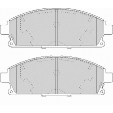 FD7061A NECTO Комплект тормозных колодок, дисковый тормоз