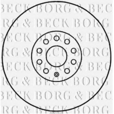 BBD5963S BORG & BECK Тормозной диск