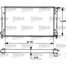 731272 VALEO Радиатор, охлаждение двигателя