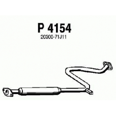 P4154 FENNO Средний глушитель выхлопных газов