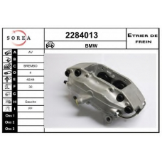 2284013 EAI Тормозной суппорт