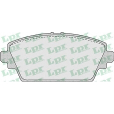 05P940 LPR Комплект тормозных колодок, дисковый тормоз