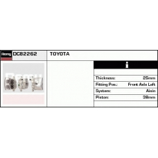 DC82262 DELCO REMY Тормозной суппорт