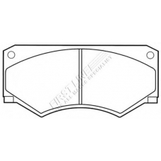 FBP1083 FIRST LINE Комплект тормозных колодок, дисковый тормоз