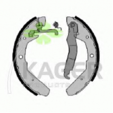 34-0473 KAGER Комплект тормозных колодок