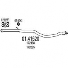 01.41520 MTS Труба выхлопного газа