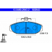 13.0460-2943.2 ATE Комплект тормозных колодок, дисковый тормоз