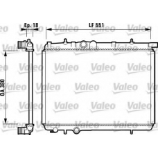 732844 VALEO Радиатор, охлаждение двигателя