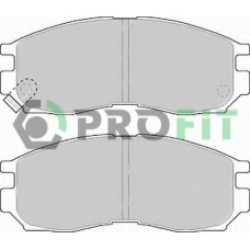5000-0764 PROFIT Комплект тормозных колодок, дисковый тормоз