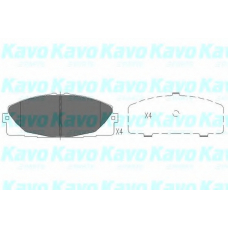 KBP-9089 KAVO PARTS Комплект тормозных колодок, дисковый тормоз