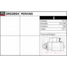 DRS3954 DELCO REMY Стартер