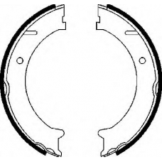 BS1098 QUINTON HAZELL Комплект тормозных колодок, стояночная тормозная с