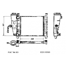 8083 KЬHLER-PAPE Wasserkьhler  pkw