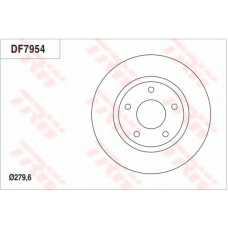 DF7954 TRW Тормозной диск