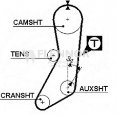 4919 FLENNOR Ремень ГРМ