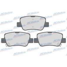 AC896881D AC Delco Комплект тормозных колодок, дисковый тормоз