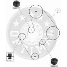 SK-1005 OPTIMAL Комплект ремня грм