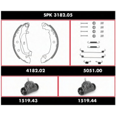 SPK 3182.05 ROADHOUSE Комплект тормозов, барабанный тормозной механизм