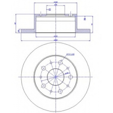 142.1418 CAR Тормозной диск