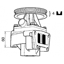 VKPA 82246 SKF Водяной насос