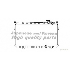 H557-40 ASHUKI Радиатор, охлаждение двигателя