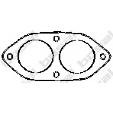 256-805 BOSAL Прокладка, труба выхлопного газа