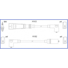 134704 HITACHI Комплект проводов зажигания