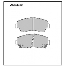 ADB3320 Allied Nippon Тормозные колодки