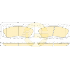 6135289 GIRLING Комплект тормозных колодок, дисковый тормоз
