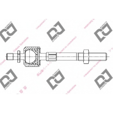 DR1038 DJ PARTS Осевой шарнир, рулевая тяга