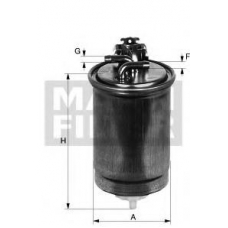 WK 735/1 MANN-FILTER Топливный фильтр