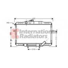 82002055 VAN WEZEL Радиатор, охлаждение двигателя