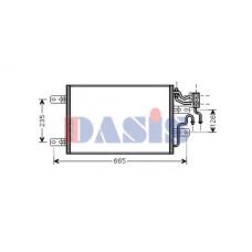 152032N AKS DASIS Конденсатор, кондиционер