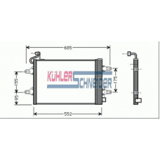 4820001 KUHLER SCHNEIDER Конденсатор, кондиционер