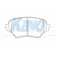 BP-4563 KAVO PARTS Комплект тормозных колодок, дисковый тормоз