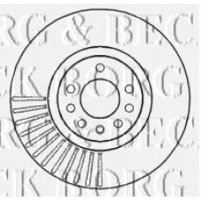 BBD4631 BORG & BECK Тормозной диск