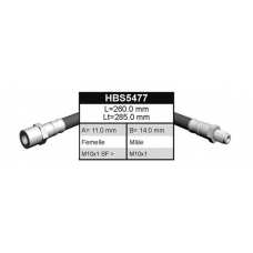 HBS5477 QUINTON HAZELL Тормозной шланг