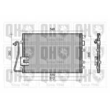 QCN468 QUINTON HAZELL Конденсатор, кондиционер