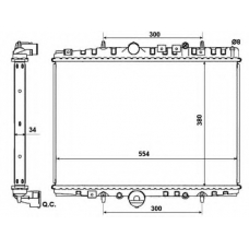 53787 NRF Радиатор, охлаждение двигателя