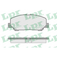 05P1636 LPR Комплект тормозных колодок, дисковый тормоз