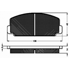 9134 OPTIMAL Bremsbelag