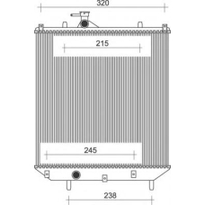 350213115700 MAGNETI MARELLI Радиатор, охлаждение двигателя