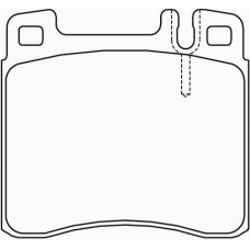 T1076 PAGID Комплект тормозных колодок, дисковый тормоз