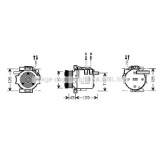 MSK456 Prasco Компрессор, кондиционер