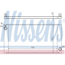 69705 NISSENS Радиатор, охлаждение двигателя