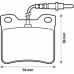 571398B BENDIX Комплект тормозных колодок, дисковый тормоз