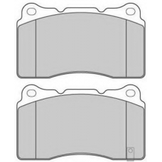 FBP-1554 FREMAX Комплект тормозных колодок, дисковый тормоз