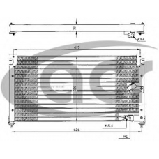 300378 ACR Конденсатор, кондиционер